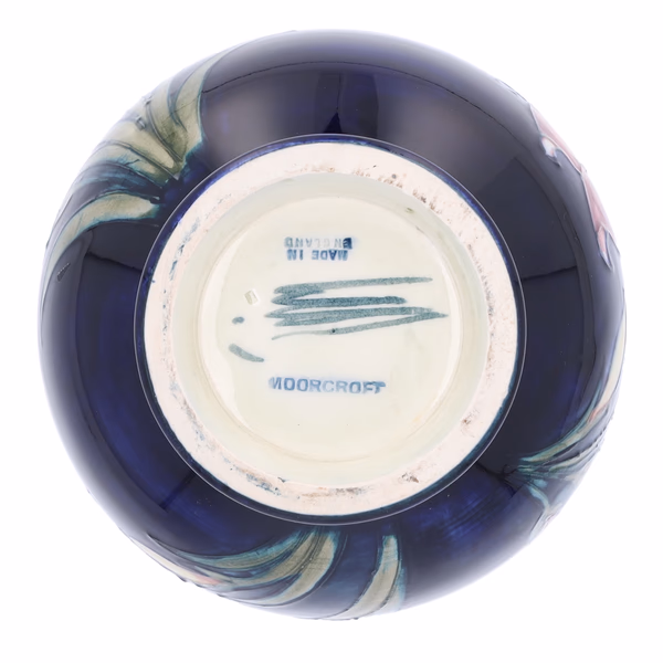Moorcroft 1950 Clematis Pattern Vase