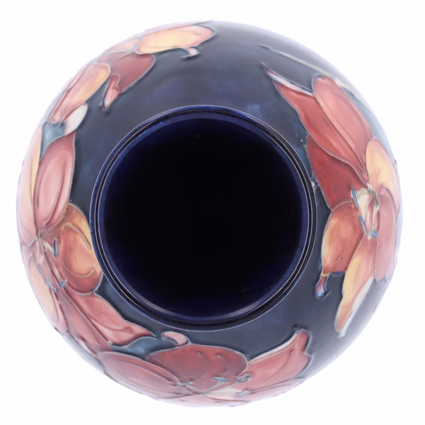 Moorcroft 1950 Clematis Pattern Vase