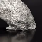 Silver Model of a Badger