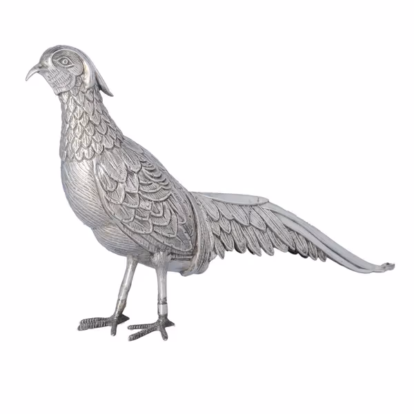 Vintage Silver Pheasant