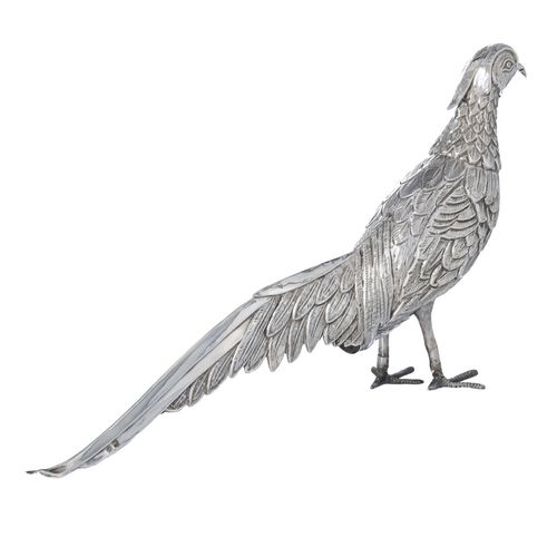 Vintage Silver Pheasant image-2