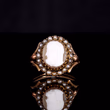 360° view of The Antique Victorian Pearl and Shell Cameo Ring