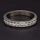 18ct White Gold Eternity Ring