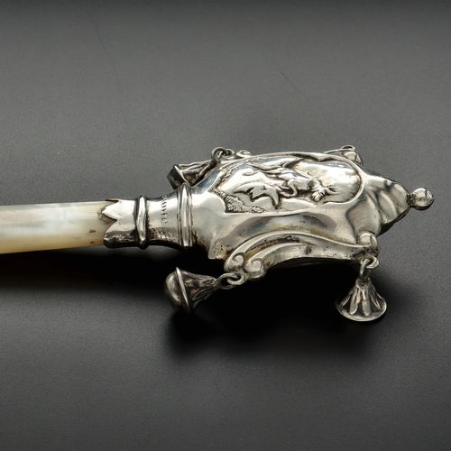 Early 20th Century Scottish Silver Babies Rattle image-6