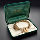 9ct Gold Gate Bracelet