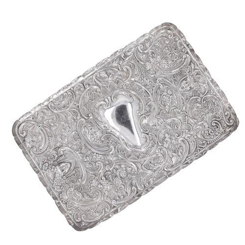 Edwardian Silver Tray Decorated with Medusa Heads image-1
