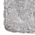 Edwardian Silver Tray Decorated with Medusa Heads