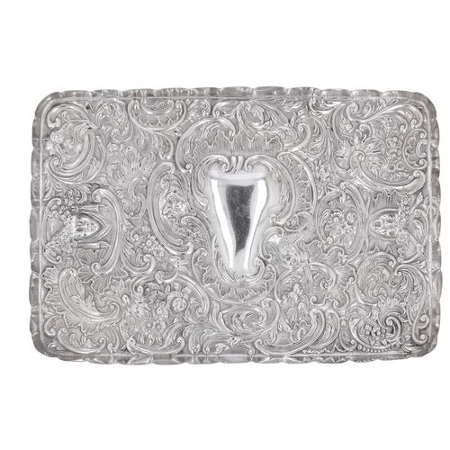 Edwardian Silver Tray Decorated with Medusa Heads image-2