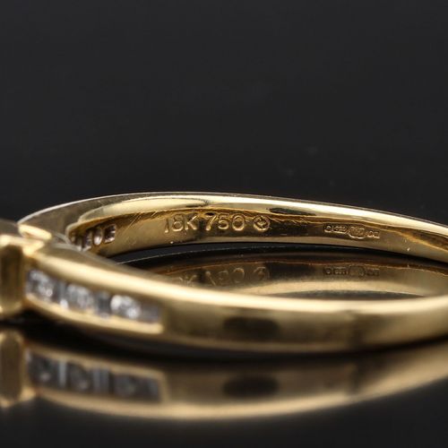 18ct Gold 0.25ct Diamond Ring image-4