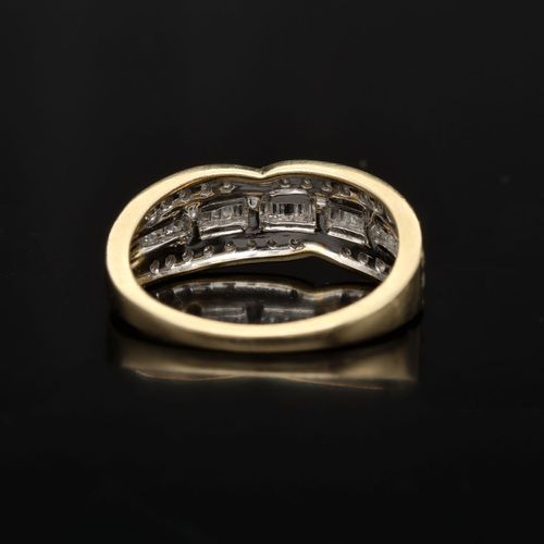 9K Gold Diamond Ring image-4