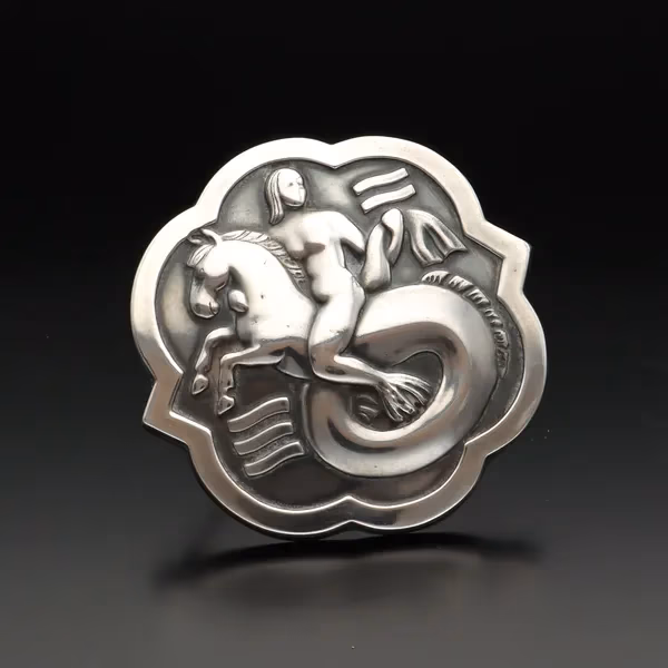 Georg Jensen Silver Brooch