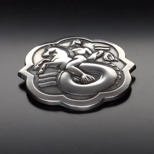 Georg Jensen Silver Brooch