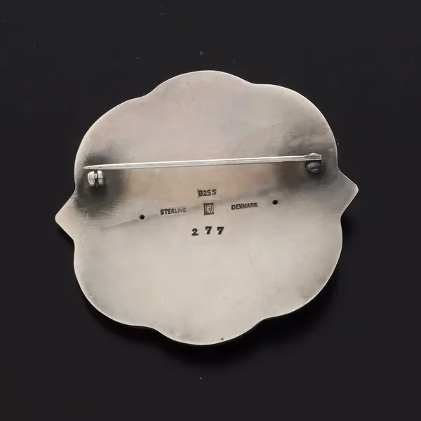 Georg Jensen Silver Brooch