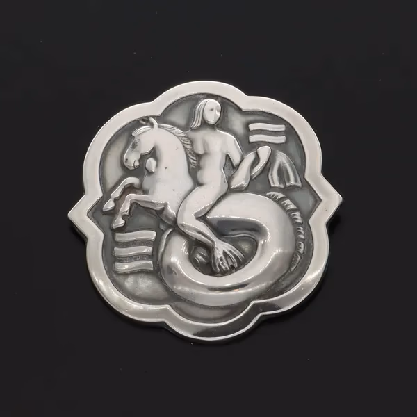 Georg Jensen Silver Brooch