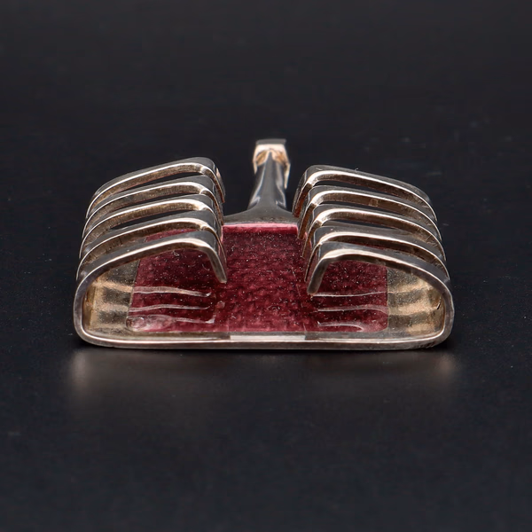 David Andersen Silver Harp Design Pendant