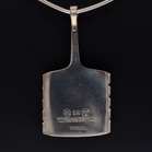 David Andersen Silver Harp Design Pendant
