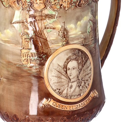 Royal Doulton Queen Elizabeth II Coronation Loving Cup image-4