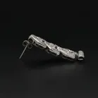1930s Platinum Old Cut Diamond Earrings