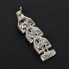 1930s Platinum Old Cut Diamond Earrings