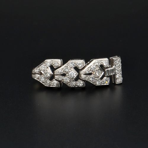 1930s Platinum Old Cut Diamond Earrings image-4