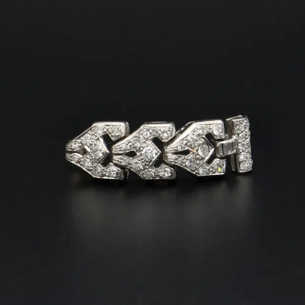 1930s Platinum Old Cut Diamond Earrings