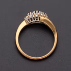 18ct Yellow Gold Sapphire & Diamond Ring