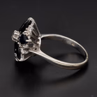 18ct White Gold Sapphire and Diamond Ring