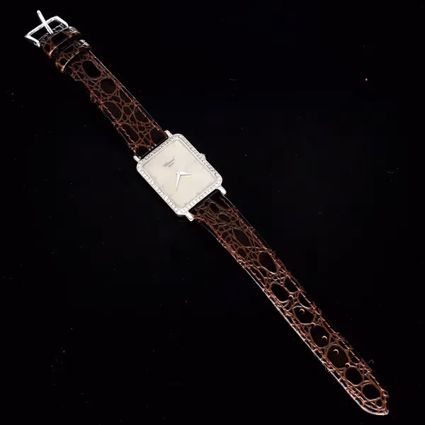 1970s Chopard 18ct White Gold and Diamond Watch