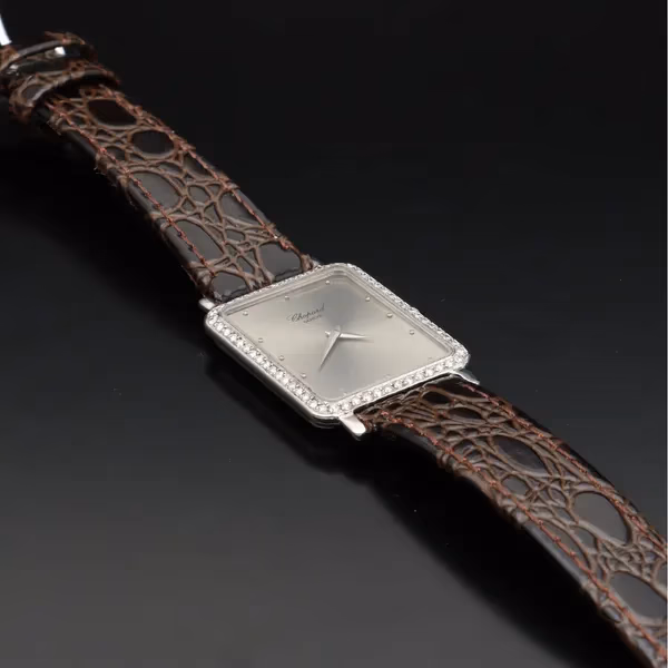 1970s Chopard 18ct White Gold and Diamond Watch