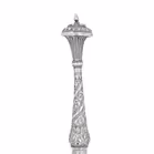 Late 19th Century Indian Silver Rose Water Sprinkler