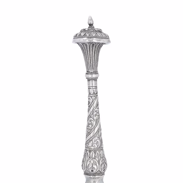 Late 19th Century Indian Silver Rose Water Sprinkler