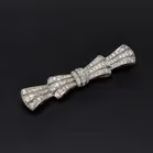 Bow-Shaped 3.00ct Diamond Brooch