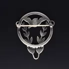Vintage Danish Sterling Silver "Bird in Wheat" Brooch