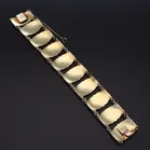 Boxed Norwegian Silver & Guilloche Enamel Bracelet