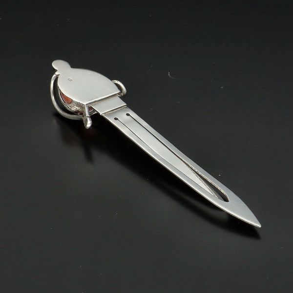 George V Silver Bookmark