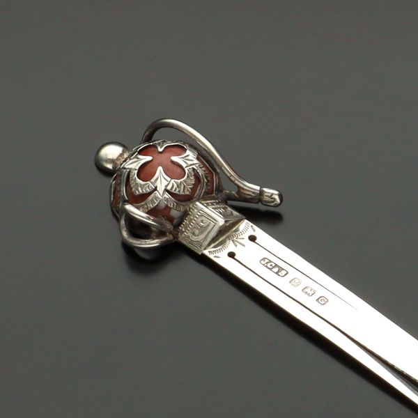 George V Silver Bookmark