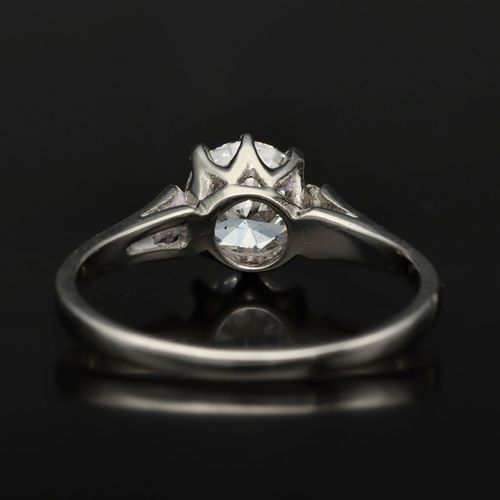 Platinum Diamond Solitaire Ring image-5