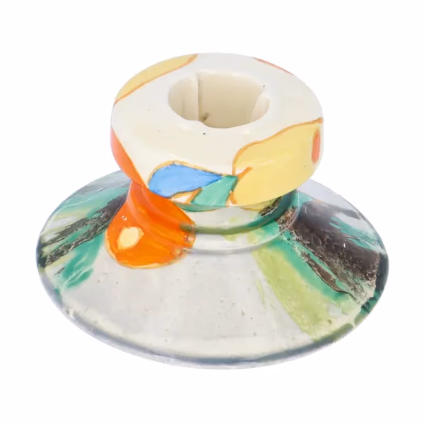Clarice Cliff “Delicia Citrus”  Candle Holder