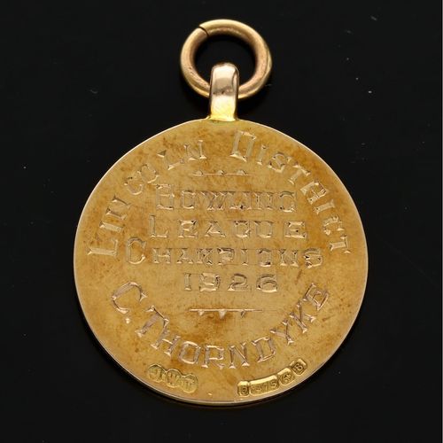 Early 20th Century 9ct Gold Medal image-3