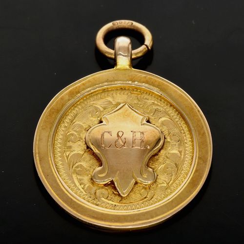 Early 20th Century 9ct Gold Medal image-2