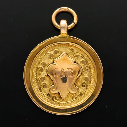 Early 20th Century 9ct Gold Medal image-1