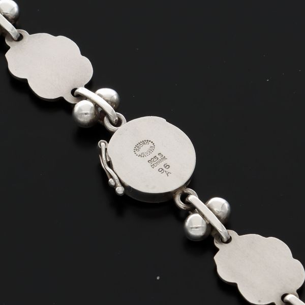 Rare Georg Jensen Heavy Silver Necklace