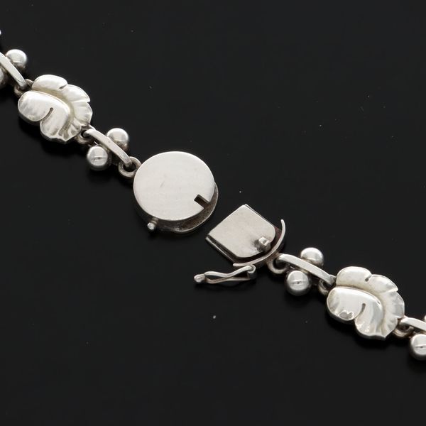 Rare Georg Jensen Heavy Silver Necklace