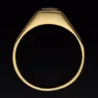 18ct Gold Diamond Ring. London 1974