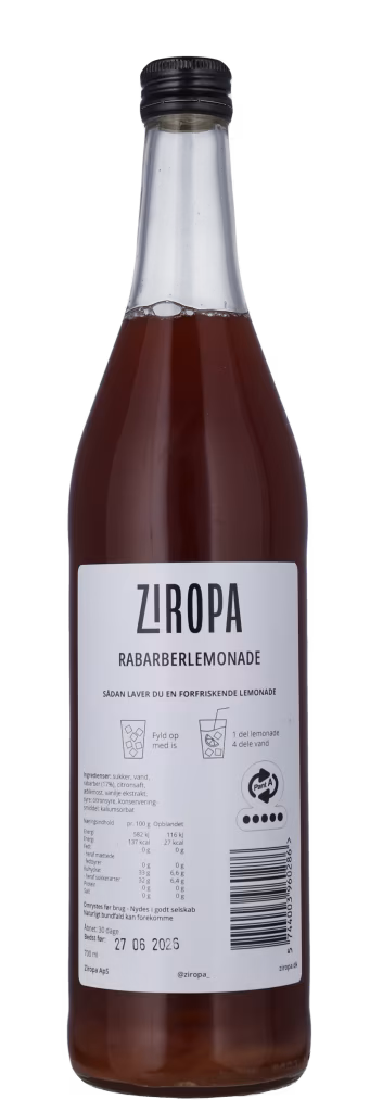 RABARBER LEMONADE Ziropa