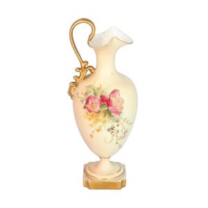 Royal Worcester Ewer with Mask Boss Handle