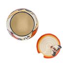 Clarice Cliff House and Bridge Preserve Pot