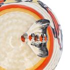 Clarice Cliff House and Bridge Preserve Pot