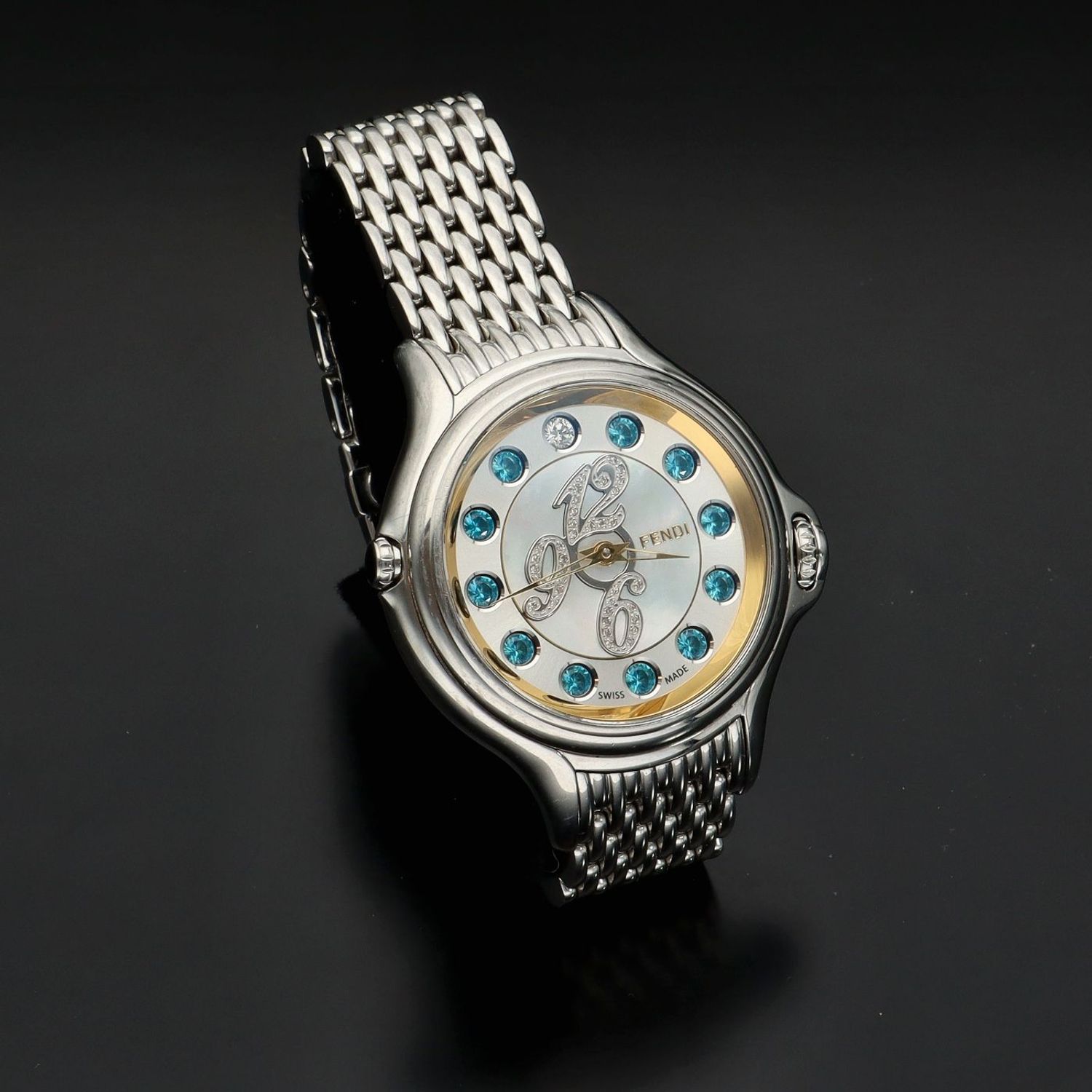 Fendi sapphire best sale crystal watch price