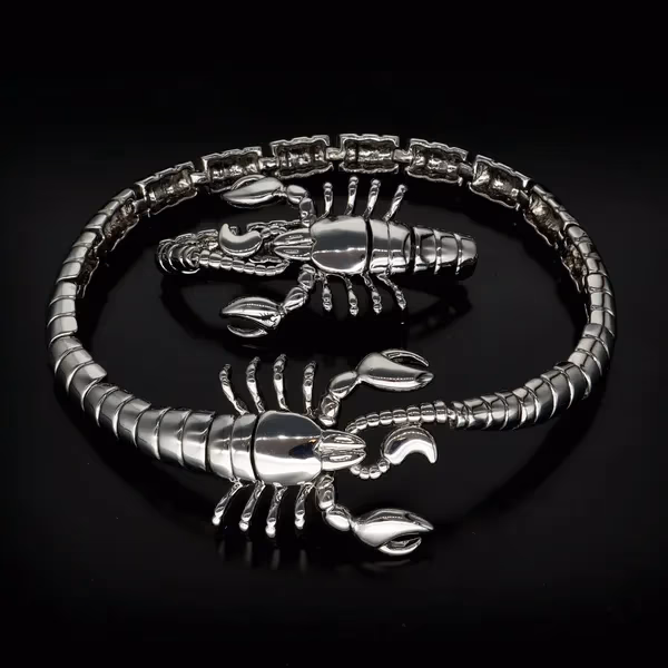 Rare Vintage Butler and Wilson Scorpion Jewellery Set